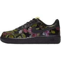 Nike Air Force 1 Low top Skateboard Shoes Black Green Kids' AV2855-001 28