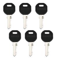 6 vnt. spintelės rakto pakeitimas EK333 333 1108-1-1 1108-U35, APC, Hoffman aparatūros spynų priedai black