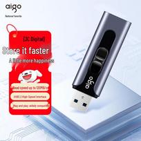aigo U335 32GB USB 3.2 High-Speed Metal Flash Drive gray