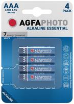 Maitinimo elementai AGFAPHOTO Alkaline Essential Micro Battery, 4 vnt., AAA, LR03