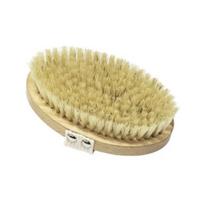 Nuum Cosmetics Dry Exfoliating Body Brush vidutinio stiprumo masažinis kūno šepetys, 1 vnt.