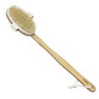 Nuum Cosmetics Body Brush with Detachable Handle kūno šveitimo šepetys su nuimama rankena, 1 vnt.