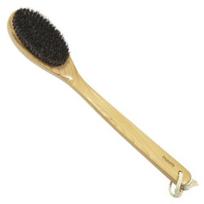 Nuum Cosmetics Long Handle Body Brush švelnus kūno šveitimo šepetys ilga rankena, 1 vnt.