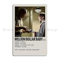 Million Dollar Baby  Metal Sign Design Party Pub Customized Cinema Tin Sign Poster 20x30cm（7.8x11.8inch）