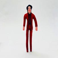 Michaelas Lankstus pliušinis lėlė Lankstus vielos rėmas Pozuojamas MJ Abstraktaus žiurkės sausainio lėlė Pop karalius Kolekcionuojamas žaislas Gerbėjo dovana brown
