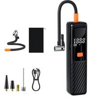 Tire Inflator 150 PSI Portable Air Compressor with Digital Pressure Gauge Air Pump for Car Motorcycle Bicycle Balls and More wireless version black