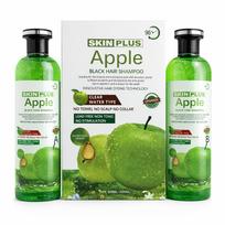 SKINPLUS Žolinis juodų plaukų šampūnas, be amoniako, 1000 ml, skystas, visų tipų plaukams green