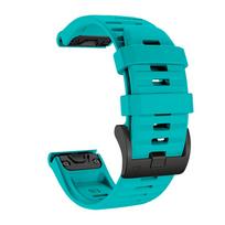 QuickFit 26mm Silicone Watch Band for  Amazfit T-rex Ultra 3 Adjustable Waterproof Sweatproof Strap for  Amazfit T-rex Ultra 3 T-Rex Ultra 2 51MM melsvai žalia