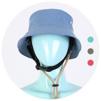 SECOND CORNER 2C Surfer Bucket Hat Surfing Cap Hat Adino Cherry/One Size gray