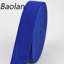 2/5 metro 20 mm Elastinga juosta Guminis laidas Didelis elastingumas Megzta elastinga juosta Siuvimui Juosmens juosta Apsauginiai drabužių priedai 2meter blue