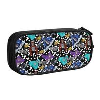 Cute Gorilla Tag VR Hot Game Pencil Case for Girls Boys  Large Storage Pen Box Bag Stationery 21x10.5x5cm black