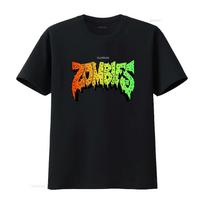 Flatbush Zombie T Shirt Vibrant Gradient Zombies Merch FBZ  vintage Washed Slightly streetwear Casual designer clothes Unisex L black