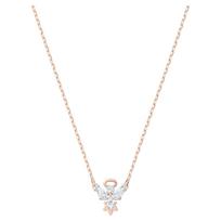 Swarovski Magic Angel Necklace White Rose Gold Tone Plated 5498966 balta