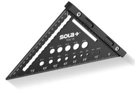 Kampainis daugiafunkcis trikampis 180 mm SOLA (TDS18)