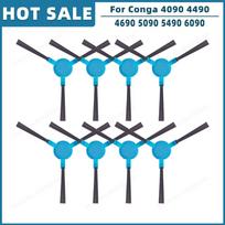 Suderinamas su Cecotec Conga 4090 4490 4690 5090 5490 6090 Atsarginės dalys Priedai Ritininis Pagrindinis Šoninis Šepetys Hepa Filtras Mop Šluostė blue