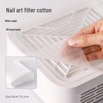 Nail Salon Disposable Non-Woven Dust Filter: Cuttable, Non-Shedding Fabric beige