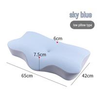 Memory Foam Neck Protection Pillow - Supports Sleep, Non-Collapsing, for Side Sleepers See Image for Dimensions
