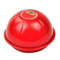 Svogūnų pomidorų maisto taupyklė virtuvės laikymo dėžutė, traškesnė plastikinė daržovių talpykla Tomato red