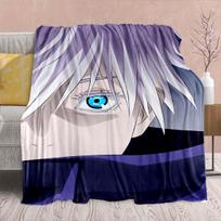 Jujutsu Kaisen Anime Flanelinis pledas - Minkštas šiltas Puikiai tinka ant sofos, lovos, stovyklavimui, kelionėms, biurui, namų dekoravimui -QJY 150x180cm
