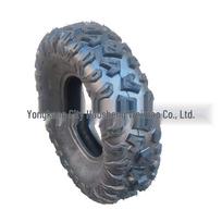 ATV 4-Wheeled Beach Go-Kart with 10-Inch New Tubeless Off-Road Tires (Front 23x7-10, Rear 22x10-10) gray