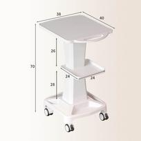 Beauty Salon Instrument Trolley Cart - Compact Mobile Storage Rack balta