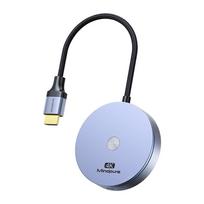 Mindpure 4K Wireless Display Adapter 5G Dual Band WiFi HDMI Dongle Screen Mirroring Receiver Support Airplay Miracast DLNA Phone AD53