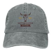 Pure Color Dad Hats Ranch Montana Cattle Skull Womens Hat Sun Visor Baseball Caps Yellowstones Dutton Ranch Peaked Cap One Size beige