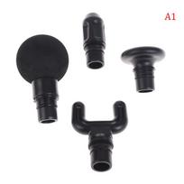 Raumenų relaksacijos masažinių pistoletų antgalio adapteris, prailginti antgaliai 18-19 mm kotui A1:4Pcs black