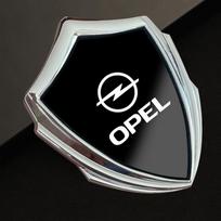 for Opel Corsa D Astra Insignia Mokka Adam Combo OPC Vauxhall Vectra H G J Antara metal 3D sticker motorcycle trunk sticker Sr7 juoda
