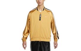 Nike Striukės Vyriškos Kviečių Aukso Spalvos Bėgiko Apykaklė Vidutinio Storio Kitos M beige