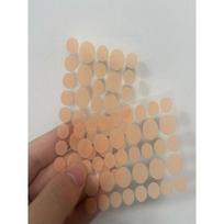 Tamsias dėmes dengiantis lipdukas, pleistras randams, aknė, 1 vnt., 180 vnt., 5 pleistrai beige