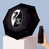 SC Freiburg FC Mini 5 Fold Pocket Umbrella Compact Lightweight Anti UV Rain Sun Protection Umbrella Portable Travel Umbrella