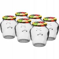 Stiklainis su dangteliu fi82/6, 580ml / 6 Pieces