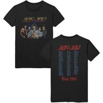 Bon Jovi - 1984 m. turas (Marškinėliai) L gray