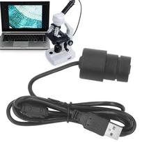AT19-Universalus skaitmeninis USB okuliaro vaizdo imtuvas, 2 MP kamera mikroskopams, mokykloms juoda