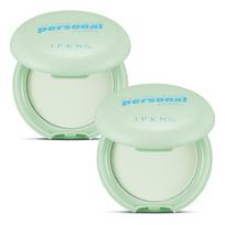 IPKN Personal Tone Correcting Blur Pact 2 pcs Green white