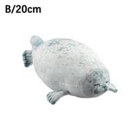 20CM Storas pliušinis ruonis Gorda Seal Žaislas Pliušinis gyvūnas Foca Guatona Pliušinė minkšta lėlė Miego pagalvė Mielas ruonio lėlės žaislas Dovana gray