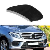 Kairio priekinio buferio vilkimo kilpos angos dangtelis Mercedes-Benz GLE W166 X166 AMG Line 2016-19 gray