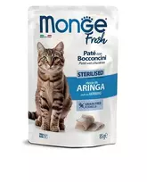 Monge Fresh Sterilised Herring konservai katėms su silke, 85 g