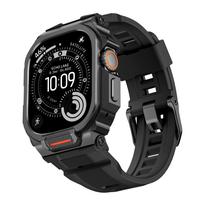 Modification Kit for Apple Watch Ultra 3 2 1 49mm Band Sport Silicone Bracelet Strap With Metal Protective Bumper iWatch Series11/10 46mm Case+Strap Ultra 3/2/1 49mm &A juoda