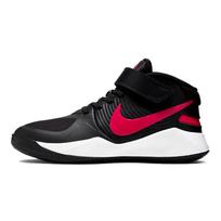 Nike Team Hustle D 9 FlyEase Mid Top Basketball Shoes Black Red Sneakers BV2952-061 38.5 black