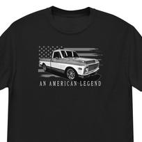 C10 Pikapo Marškinėliai Apranga Chevy C10 Automobilių Entuziastams Marškinėliai Unisex Marškinėliai XXXL gray