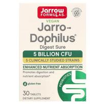 Jarrow Formulas, Vegan Jarro-Dophilus, Digest Sure, 5 billion CFU, 30 tablets