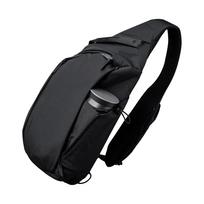ALPAKA Metro Crossbody kairės peties rankinė, 7,5 l, kairės pusės krepšys, diržinė rankinė, vieno peties rankinė, telpa 11 colių planšetiniai kompiuteriai, YKK užtrauktukas, išplečiama black