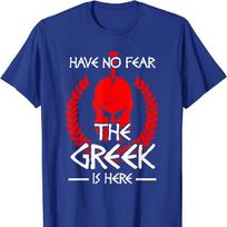 The Greek Is Here Sparta Warrior Spartacus Spartan Gift T Shirt New 100 Cotton Short Sleeve ONeck Tshirt Casual Mens Top S red