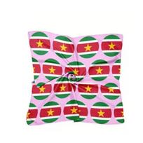 Turbanas 35x35  Italijos vėliavos dizaino skara Minkšta, lengvai krintanti galvos skara Bandanos Mados aksesuaras galvai, kaklui, plaukams O red