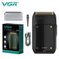 VGR 353 Reciprocating Beard Shaver Professional Hair Trimmer Electric Face Shaving Machine Men's USB Charging Safety Face Shaver for Men Home Clippers juoda