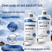 HZICY Selenium Disulfide Anti-Dandruff & Oil Control Shampoo gray