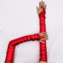 Elastingumas Naktinio Klubo Šou Pirštinės Be Pirštų Rankovių Odinės Pirštinės Pirštinės Be Pirštų juoda