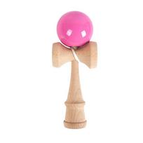 Wooden Toy Professional Skillful Juggling Ball Catch Ball in Cup Traditional Game Hand Eye Coordination Education  For Children rožinė
